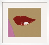 Page from Lips Book, c.1975 Posters by Andy Warhol
