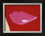 Page from Lips Book, c.1975 Art by Andy Warhol