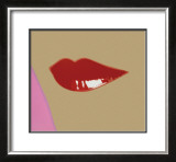 Page from Lips Book, c.1975 Posters by Andy Warhol