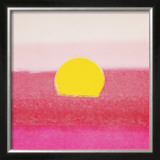 Sunset, c.1972 (hot pink, pink, yellow) Art by Andy Warhol