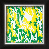 Camouflage, c.1987 (green, yellow, white) Posters por Andy Warhol