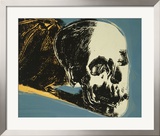 Skull, c.1976 (yellow on teal) Prints by Andy Warhol
