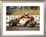 MV Agusta GP Motorcycle Framed Giclee Print