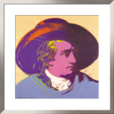 Goethe Red and Black Posters by Andy Warhol