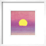 Sunset, c.1972 (pink, purple, yellow) Poster by Andy Warhol