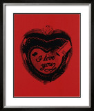 Heart, c.1984 (I Love You) Prints by Andy Warhol