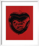 Heart, c.1984 (I Love You) Print by Andy Warhol