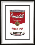 Campbell's Soup I: Green Pea, c.1968 Prints by Andy Warhol