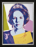 Reigning Queens: Queen Beatrix of the Netherlands, c.1985 Poster by Andy Warhol