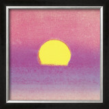 Sunset, c.1972 (pink, purple, yellow) Print by Andy Warhol