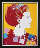 Reigning Queens: Queen Margrethe II of Denmark, c.1985 Prints by Andy Warhol