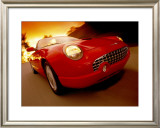2002 Ford Thunderbird Framed Giclee Print