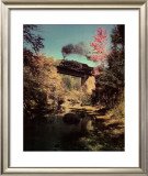 Train 201 East Bound over Bridge 52 on the Abingdon Branch, Virginia Prints by O. Winston Link