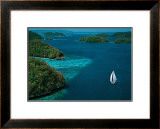 Sailing Palau Poster by Jean-Luc Allegre