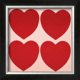 Hearts, c.1979-84 Art by Andy Warhol