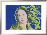 Nacimiento de Venus, violeta Arte por Andy Warhol