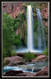 Havasupai Falls, Grand Canyon Framed Giclee Print by Jon Cox