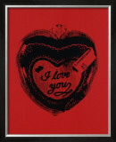 Heart, c.1984 (I Love You) Prints by Andy Warhol
