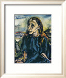 Portrait d'une Jeune Fille, c.1913 Prints by Oskar Kokoschka