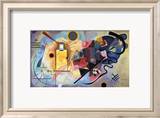 Jaune, rouge, bleu, 1925 Affiches par Wassily Kandinsky