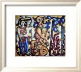 Composition aux Deux Perroquets, c.1935 Prints by Fernand Leger