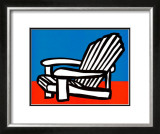 Adirondack Chair Poster by Tom Slaughter