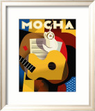 Cubist Mocha Posters par Eli Adams