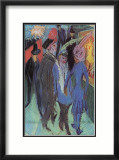 People in Front of a Shop Window Posters par Ernst Ludwig Kirchner