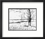 Vallee de Lavre Reproduction encadrée édition limitée par Maurice de Vlaminck