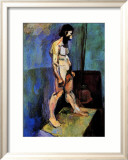 Male Nude Model Estampe encadrée par Henri Matisse