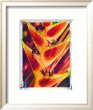 Heliconia Innrammet Giclee-trykk av Joanne Bolton