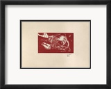 W14 - L'atelier Reproduction encadrée édition limitée par Jules Pascin