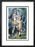 Pareja de amantes Lámina por Oskar Kokoschka Pareja de amantes Lámina por Oskar Kokoschka