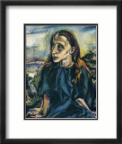 Portrait d'une Jeune Fille, c.1913 Affiches par Oskar Kokoschka