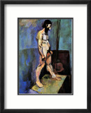 Male Nude Model Estampe encadrée par Henri Matisse