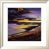Cree Estuary Sunset Innrammet trykk – spesialversjon av Davy Brown Cree Estuary Sunset Innrammet trykk – spesialversjon av Davy Brown