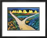 Gemusefelder Landscape Posters par Auguste Macke