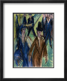 Street Scene II Poster par Ernst Ludwig Kirchner