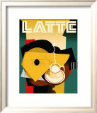 Cubist Latte Poster af Eli Adams