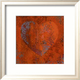 Cuore Orange Prints by Roberta Ricchini