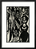 Flaneus in the Street Poster par Ernst Ludwig Kirchner