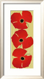 Dancing Poppies Art par Susy Pilgrim Waters