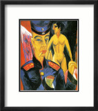 Self-Portrait as a Soldier, c.1915 Poster par Ernst Ludwig Kirchner