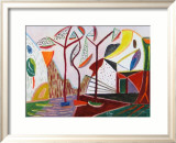 Landscape with Trees Affiches par Werner Gilles