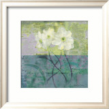 Floral with Cursive III Prints by Pierre Fortin