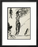 Cocotte with Dog Affiches par Ernst Ludwig Kirchner