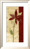 Fleur Rouge I Posters by Luisa Tosini