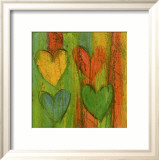 Cuore Jaune Rosa Poster by Roberta Ricchini