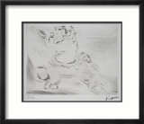 095 - Venus et l'amour Reproduction encadrée édition limitée par Jules Pascin