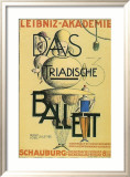 Das Triadische Ballett, 1921 Prints by Oskar Schlemmer